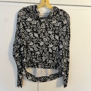 Floral hoodie